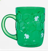 free green plasic beer mug